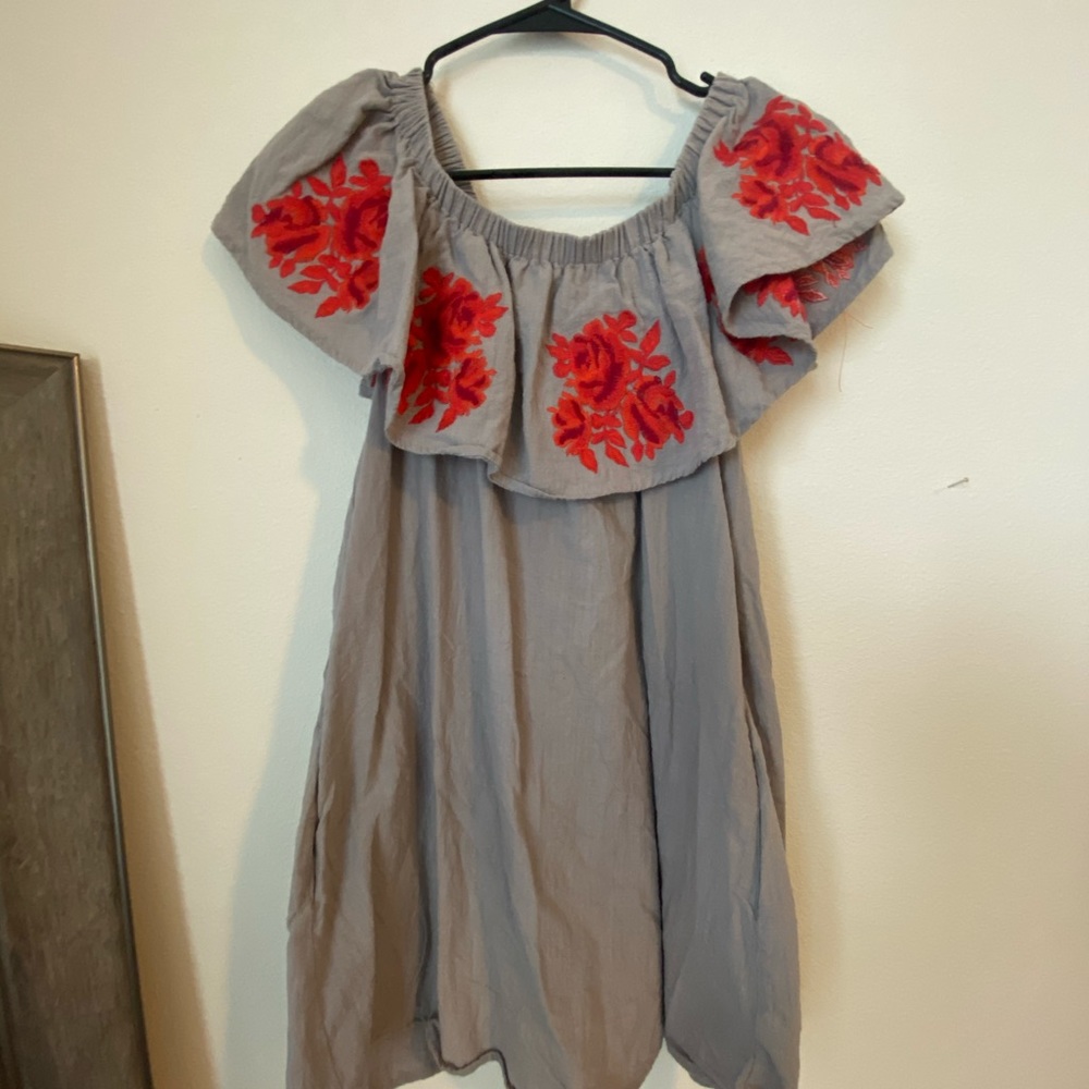 Off the shoulder dress